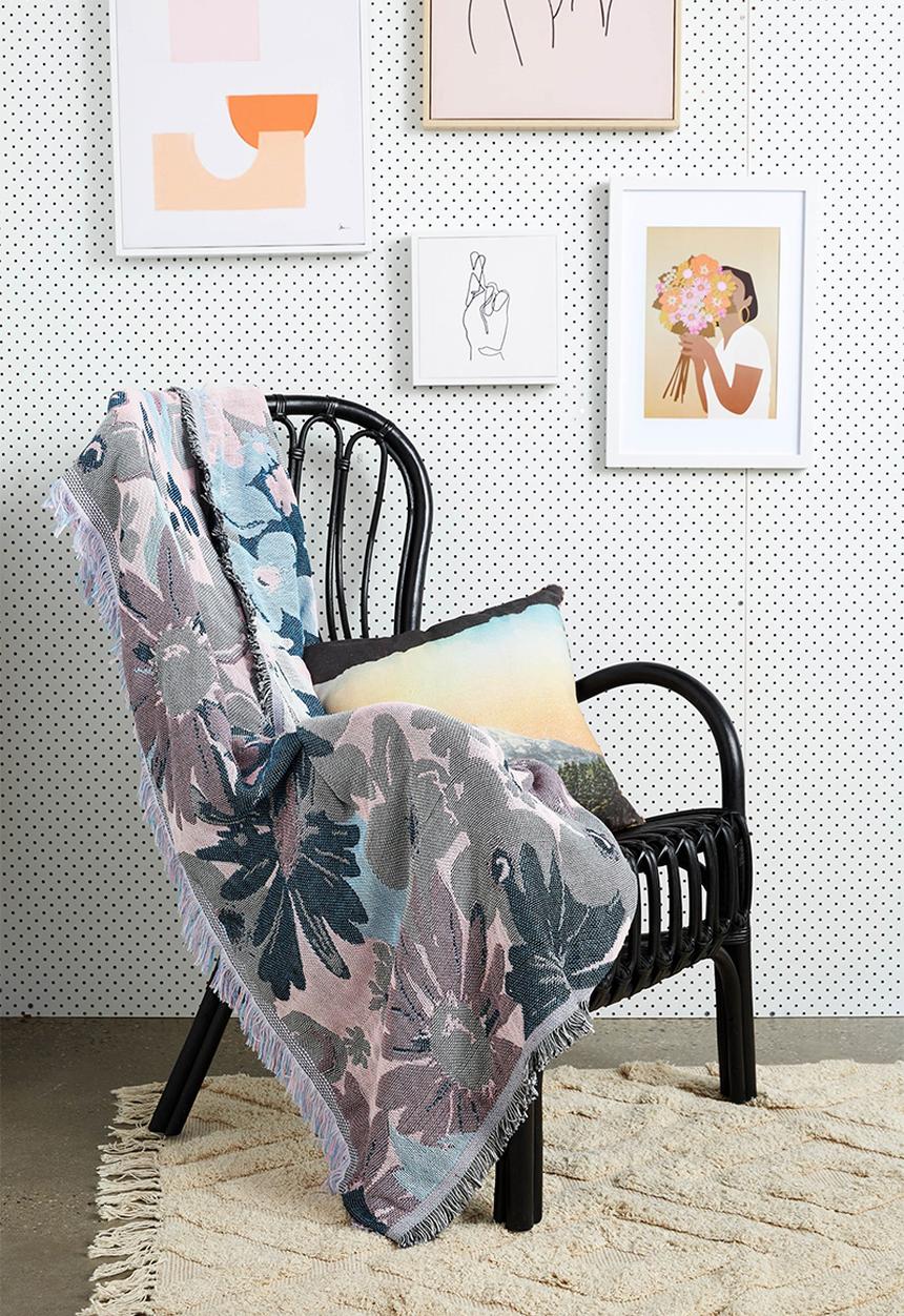 Typo - Woven throw - multi 
