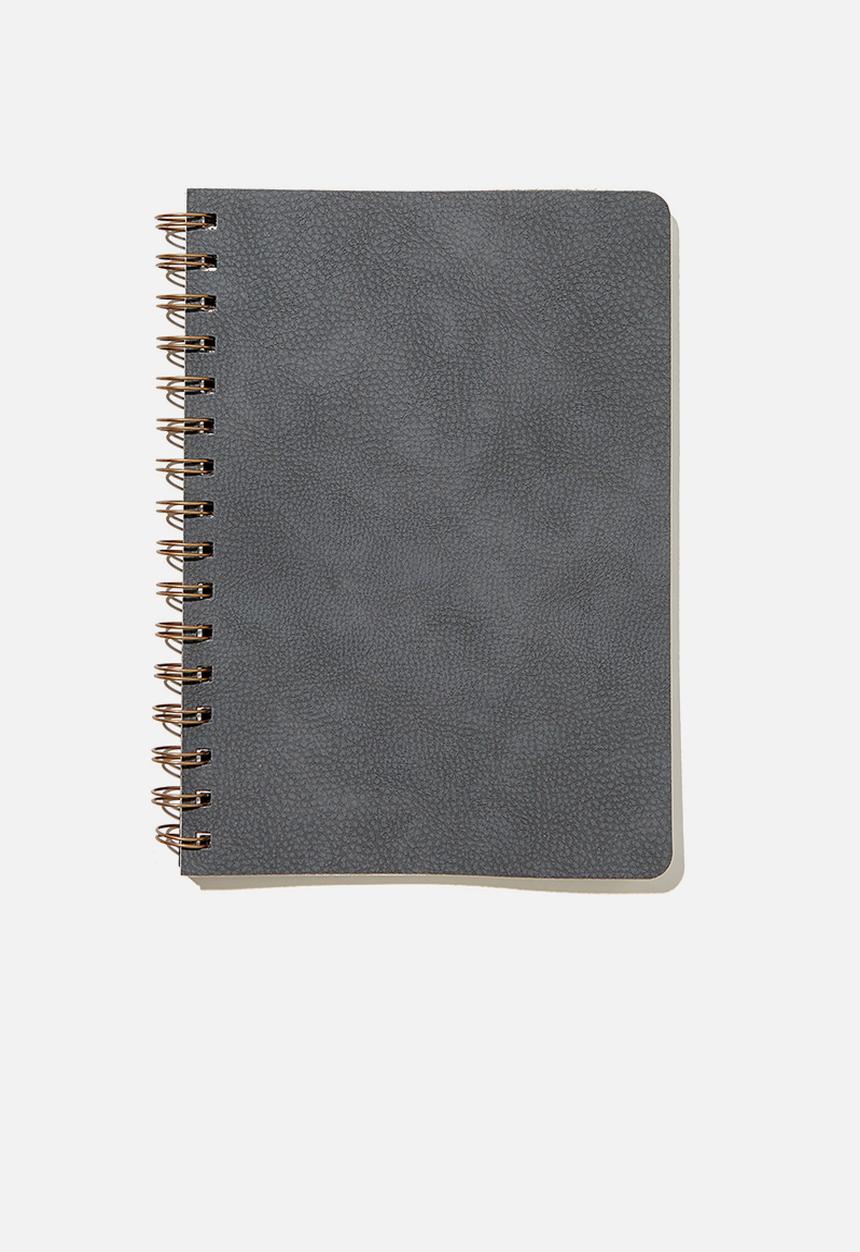 Typo - A5 grid daily scribe journal - grey 