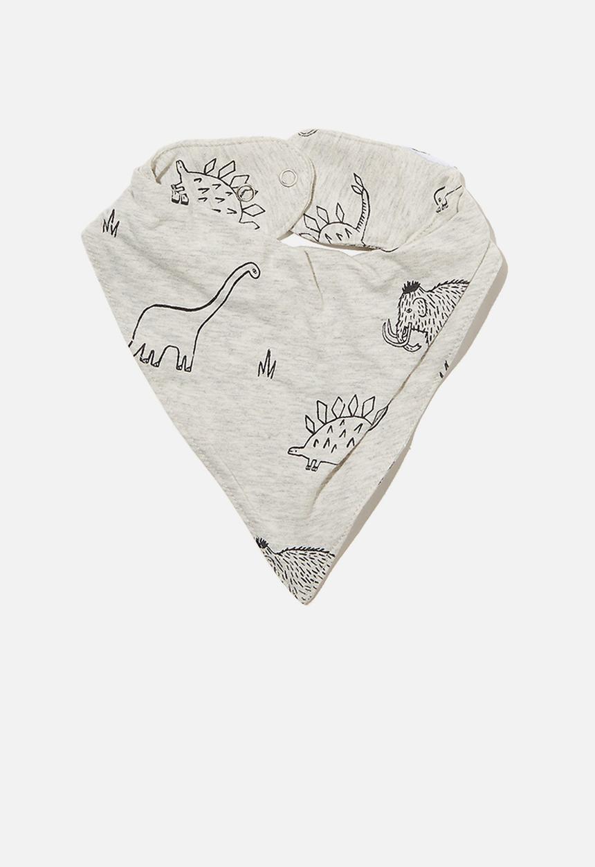 Cotton On - The bandana bib - grey 