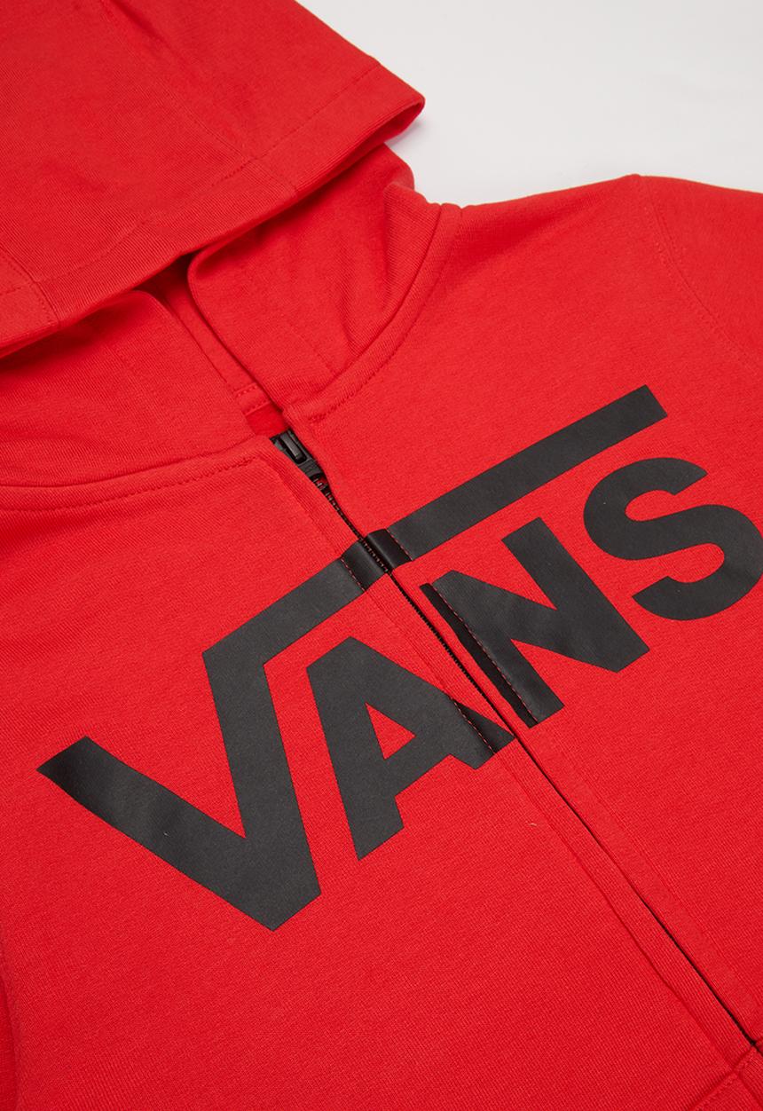 Vans - Vans classic zip hoodie ii boys - red