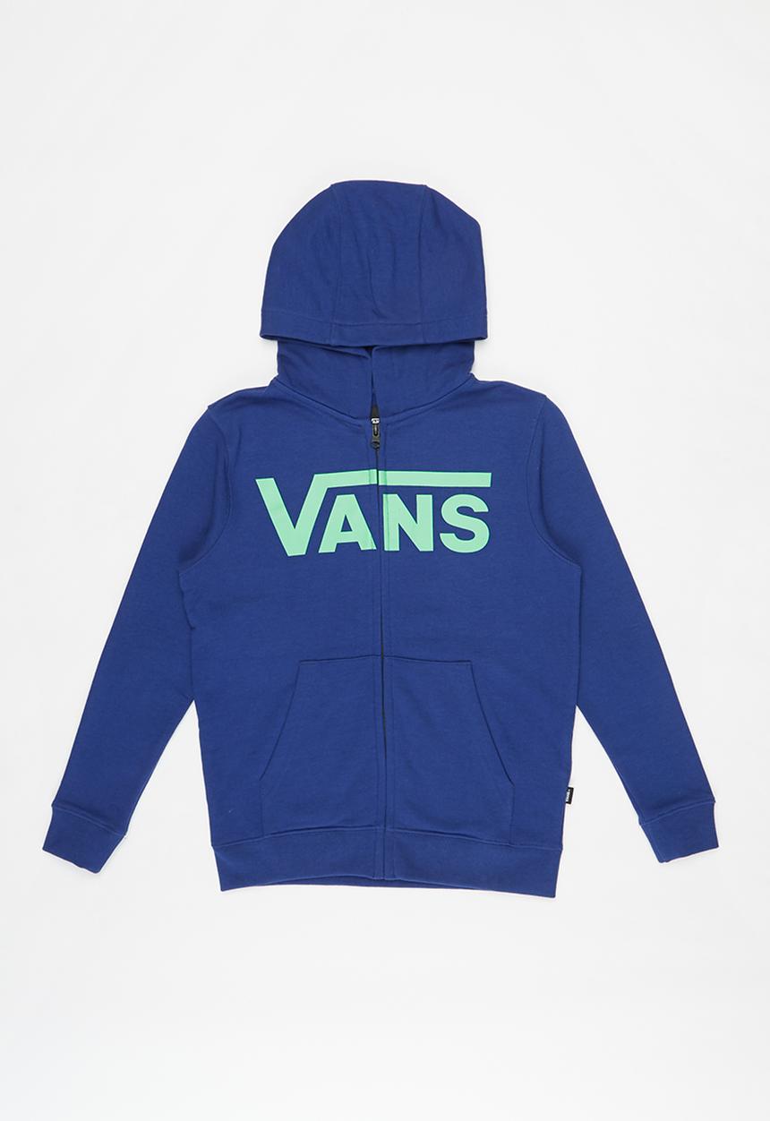 Vans - Vans classic zip hoodie ii boys - blue 