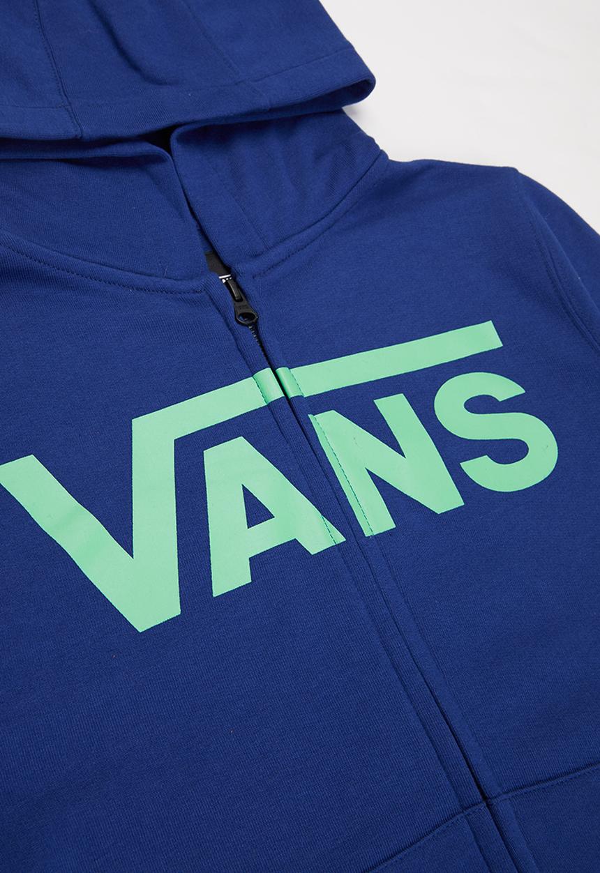 Vans - Vans classic zip hoodie ii boys - blue 