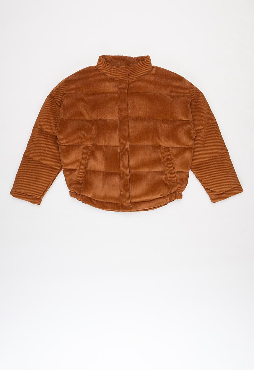 KIDS ONLY - Nevie padded corduroy jacket - brown