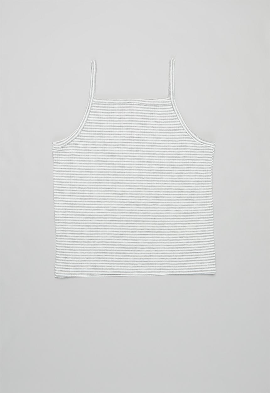 KIDS ONLY - Nati sleeveless top - grey & white 