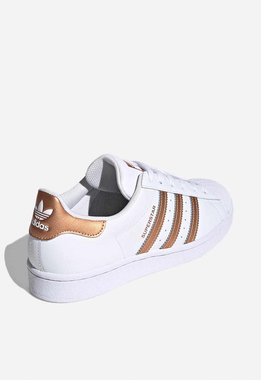 adidas Originals - Superstar w - ftwr white/copper met./core black