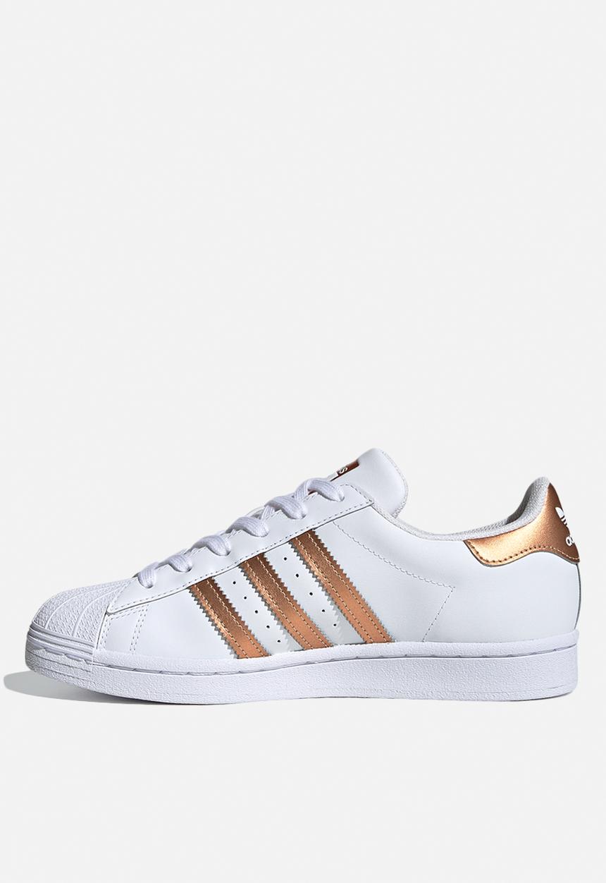 adidas Originals - Superstar w - ftwr white/copper met./core black