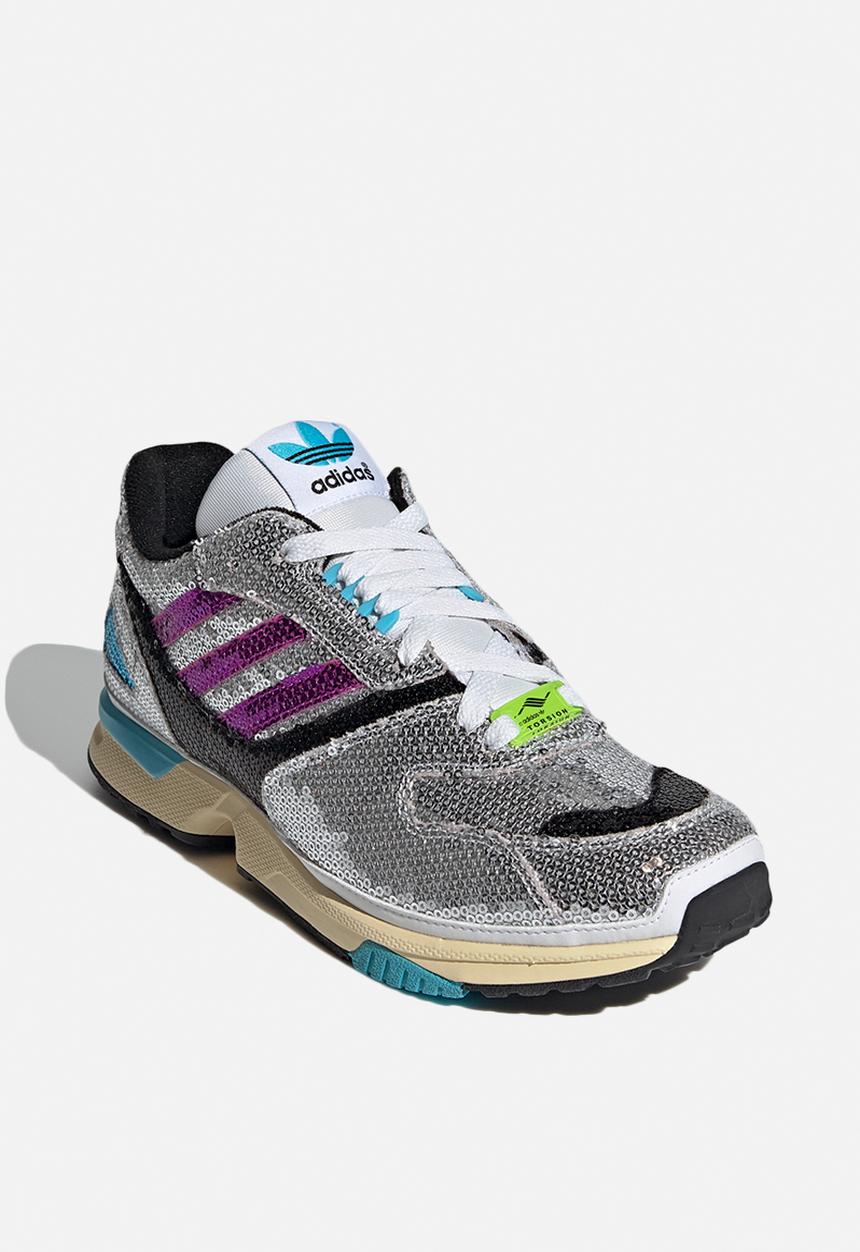 adidas Originals - Zx 4000 w - crystal white/shock purple/core black