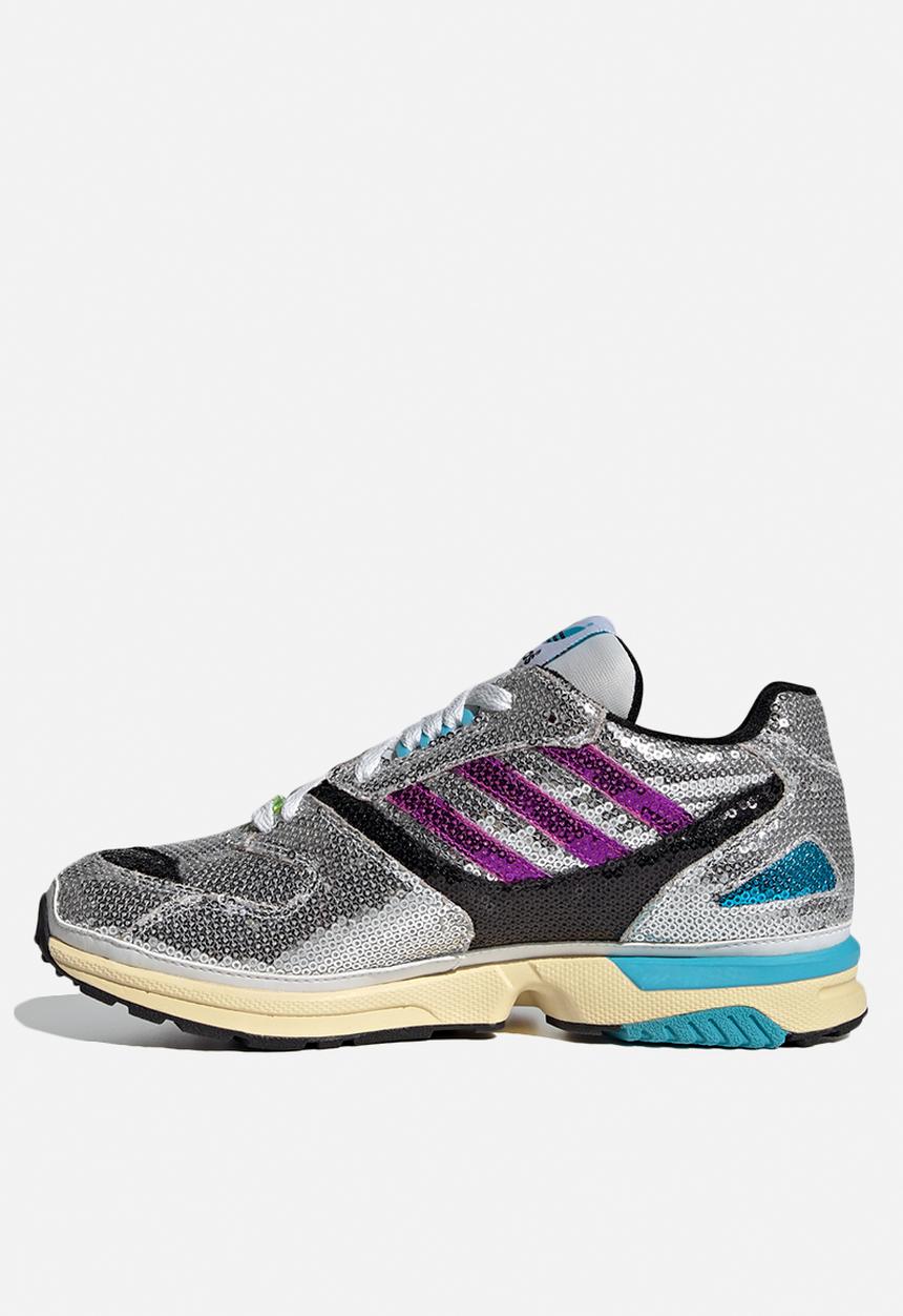 adidas Originals - Zx 4000 w - crystal white/shock purple/core black