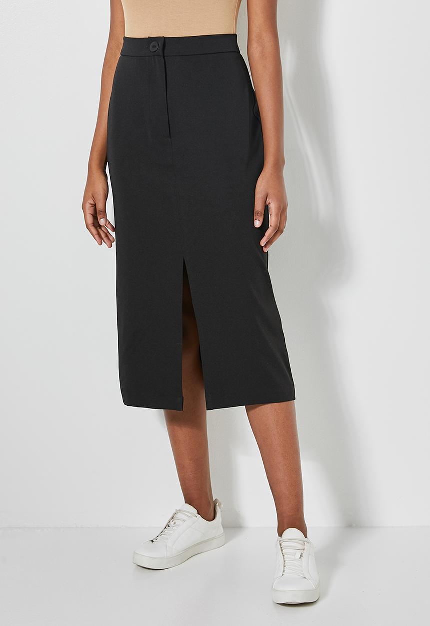 Superbalist - Pencil midi skirt - black