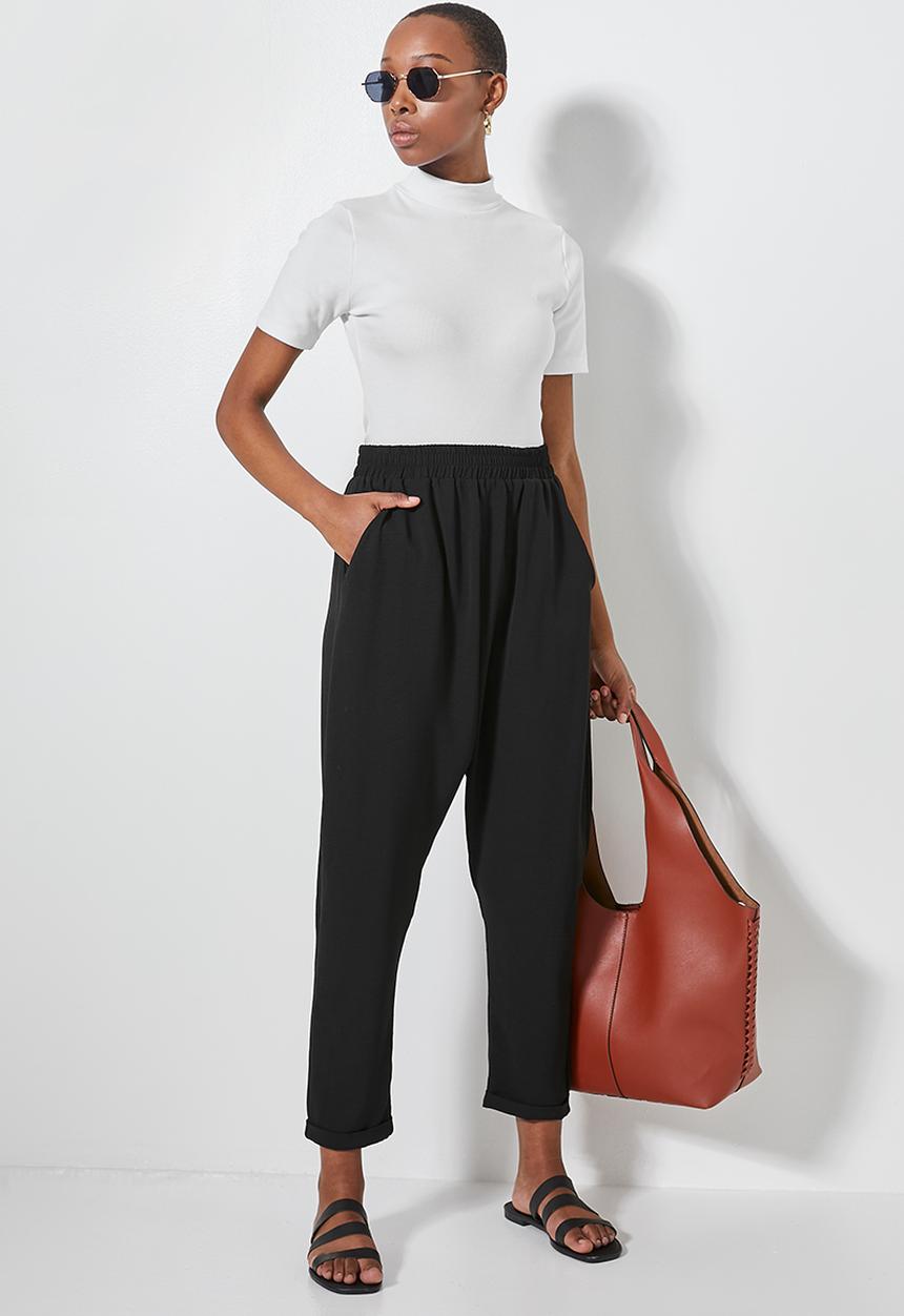 Superbalist - Drop crotch trousers - black