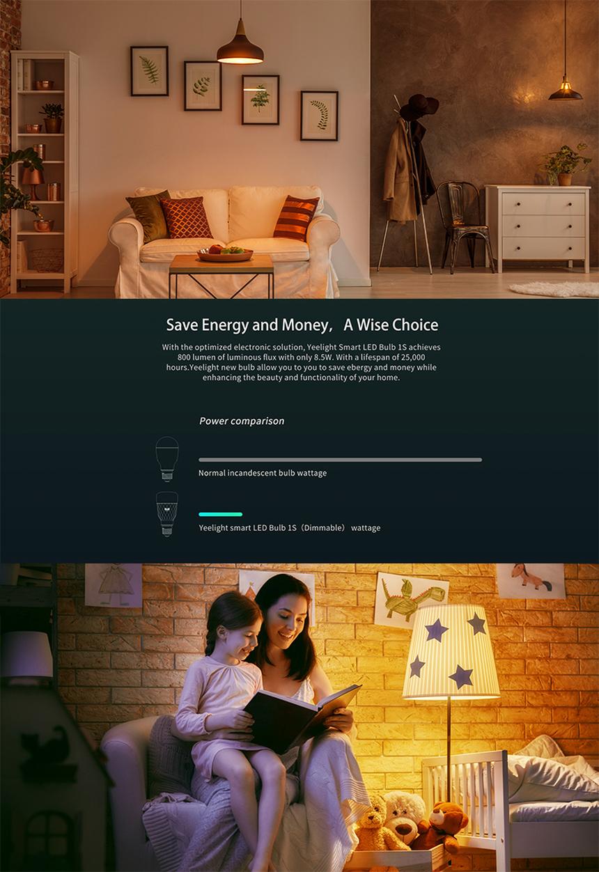 Yeelight - Smart LED Bulb 1S - White