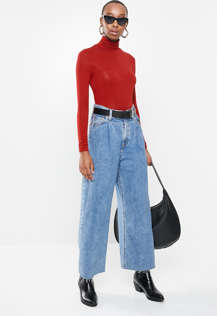 MANGO - T-shirt second - red
