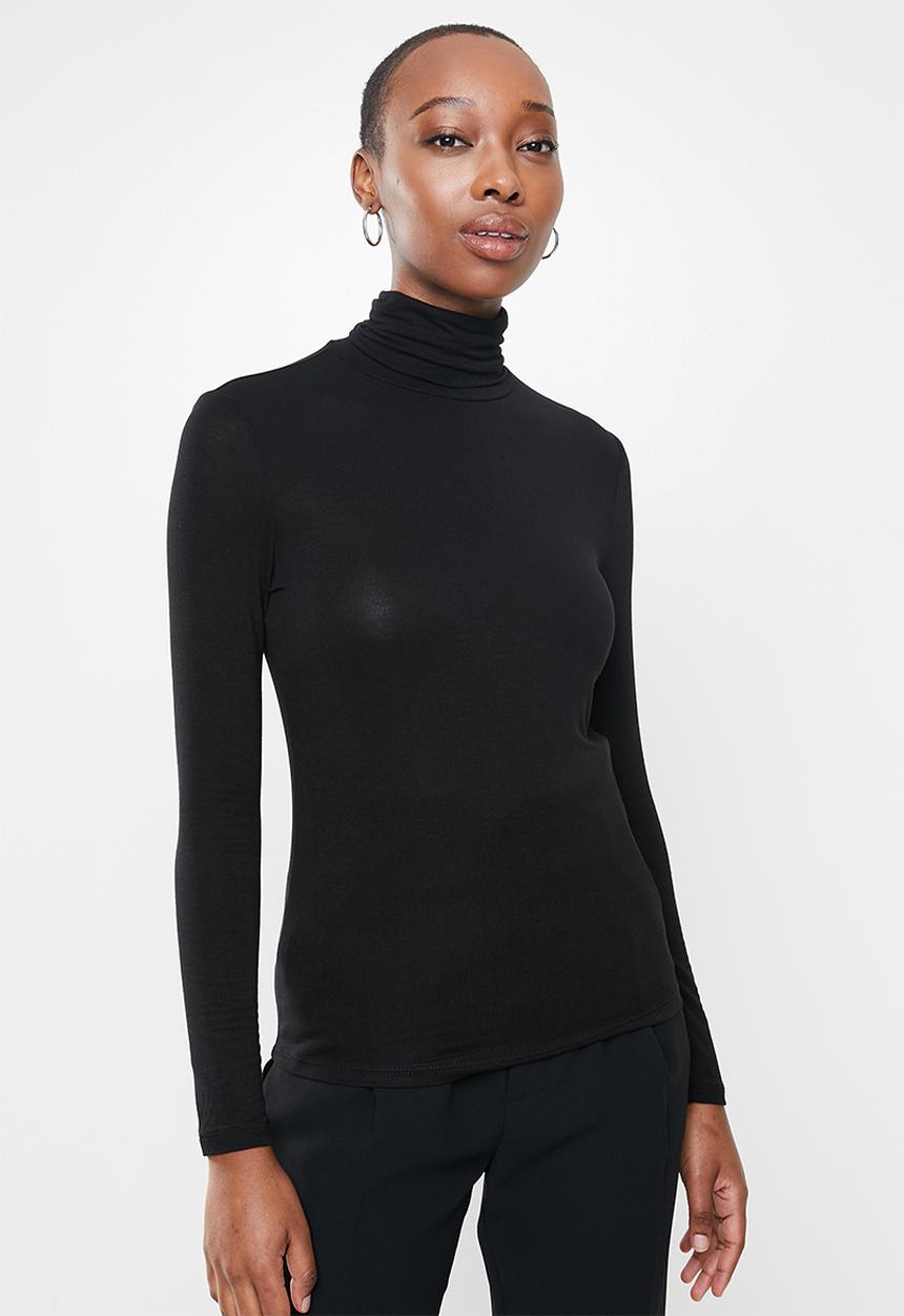 MANGO - T-shirt second - black
