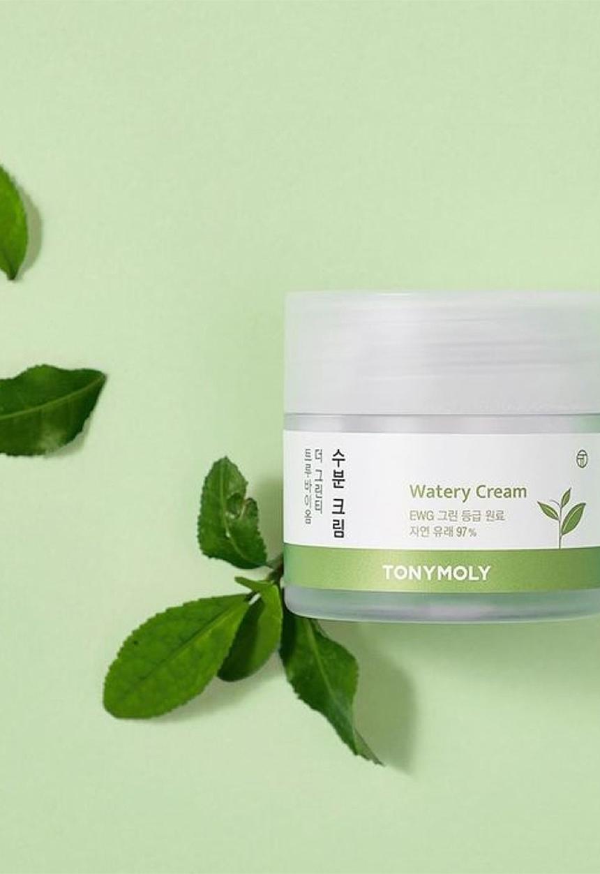 TONYMOLY - Green Tea True Biome Watery Cream