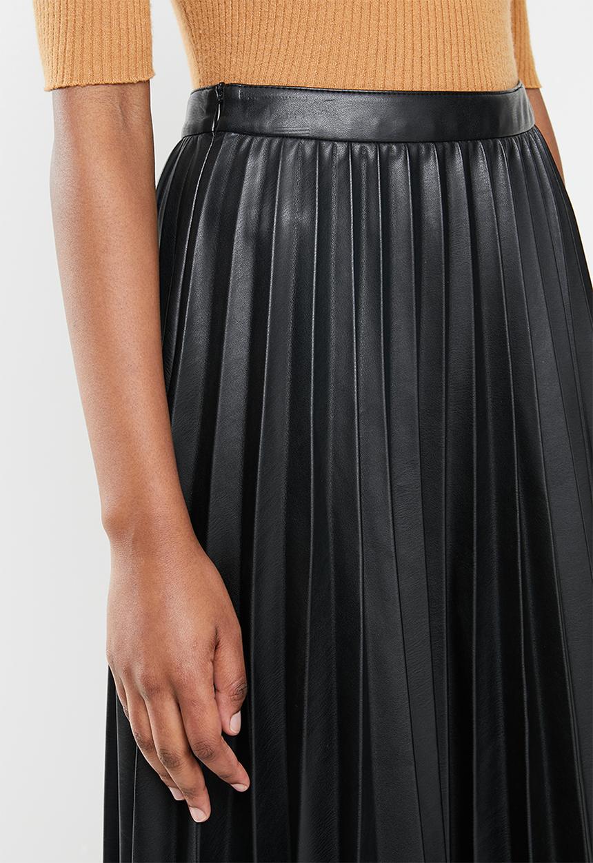 MANGO - Skirt ona - black