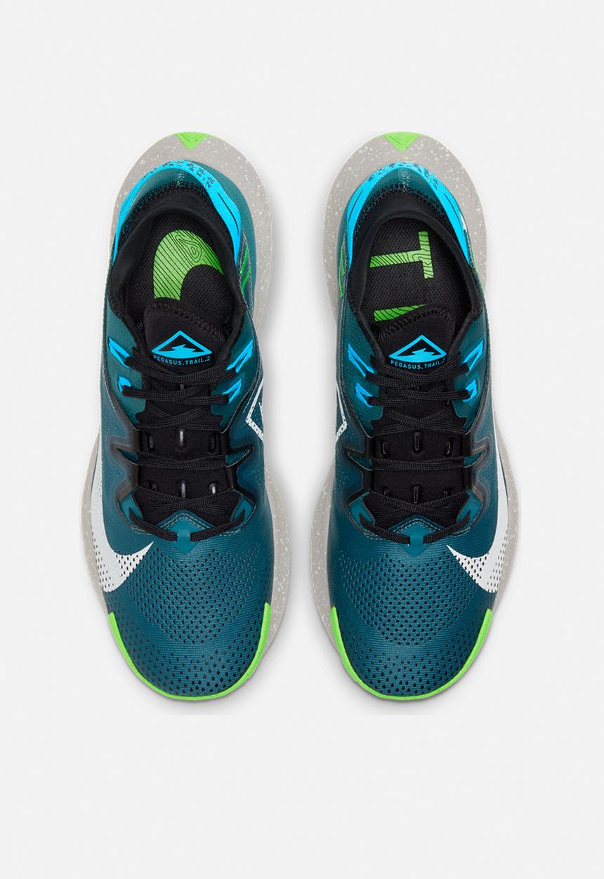 Nike - Pegasus trail 2 - dark teal green/light silver-black