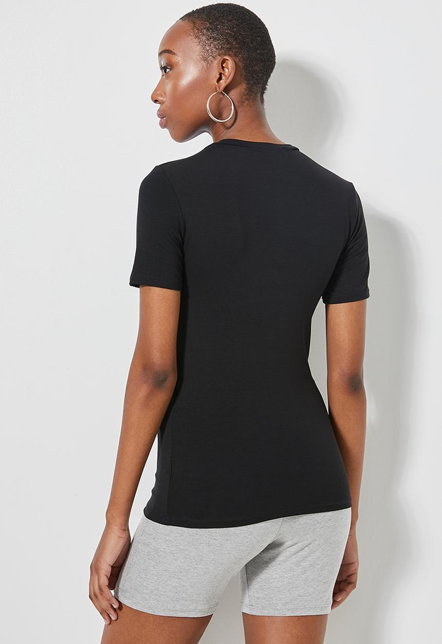 Superbalist - 3 Pack crew neck tee's - black/white/mocha