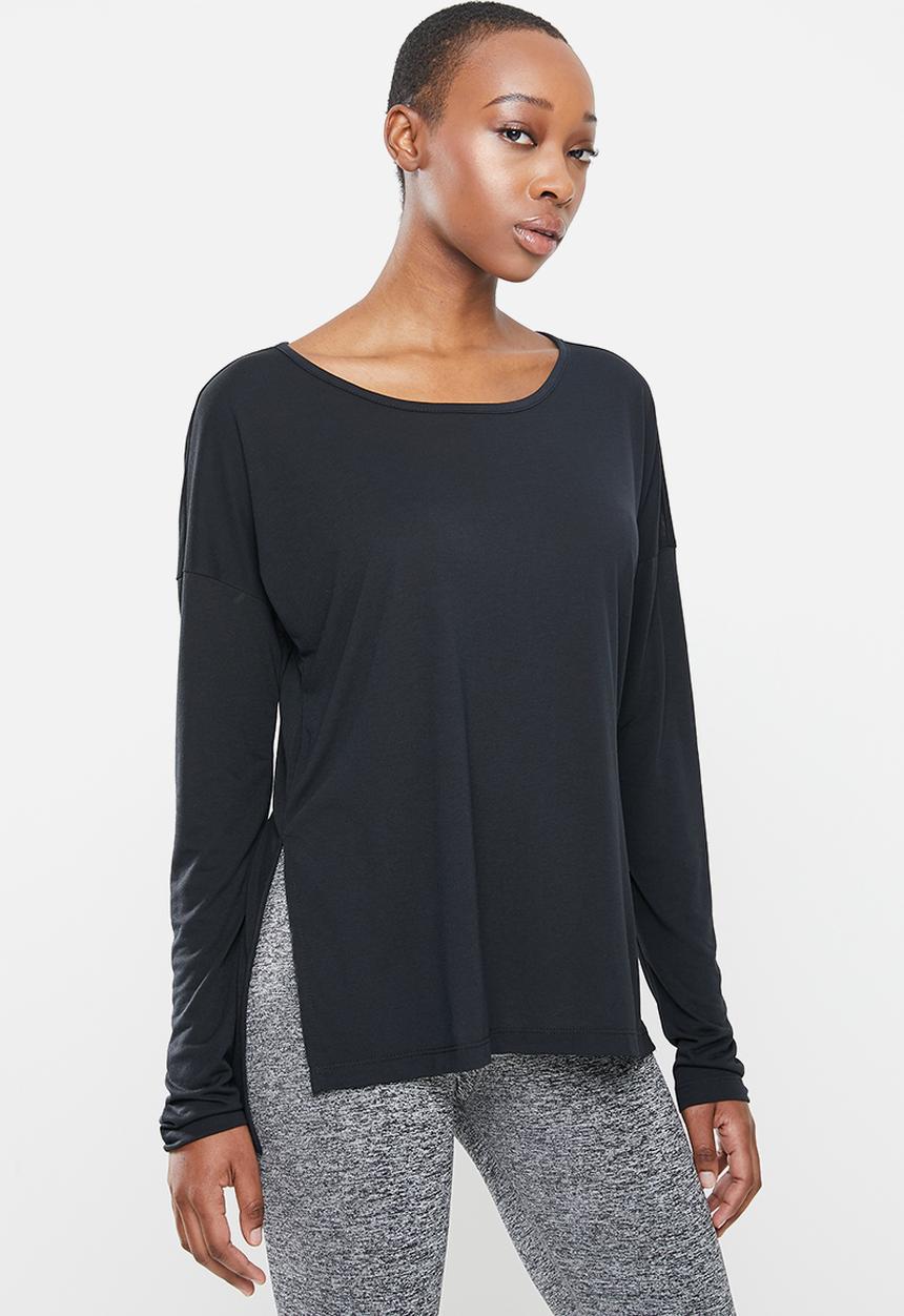 Nike - Dry layer long sleeve top - black
