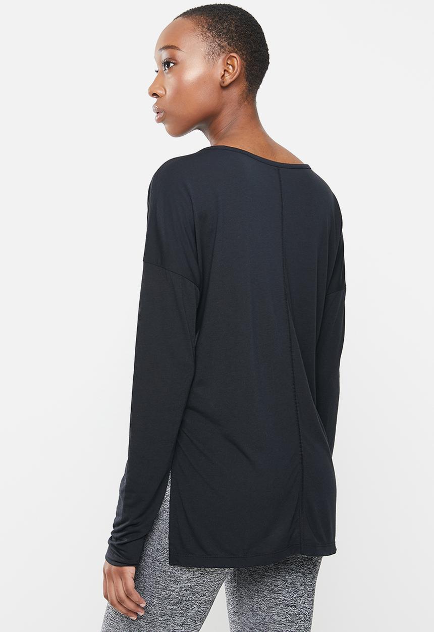 Nike - Dry layer long sleeve top - black