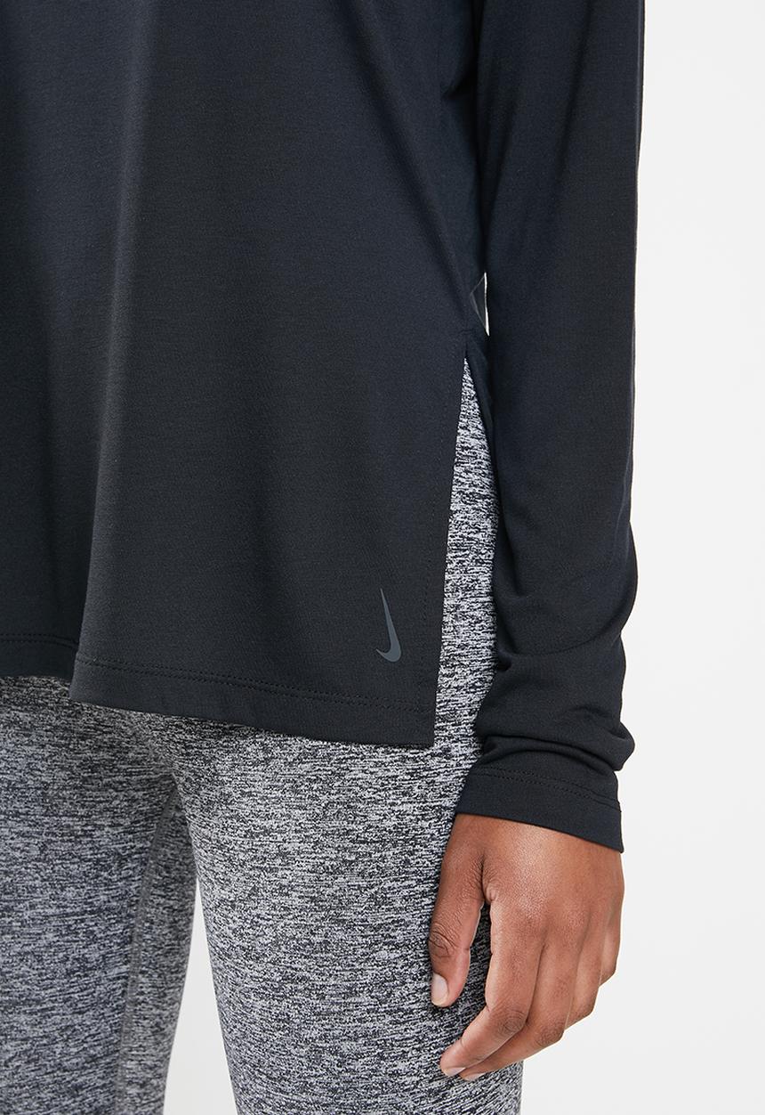 Nike - Dry layer long sleeve top - black