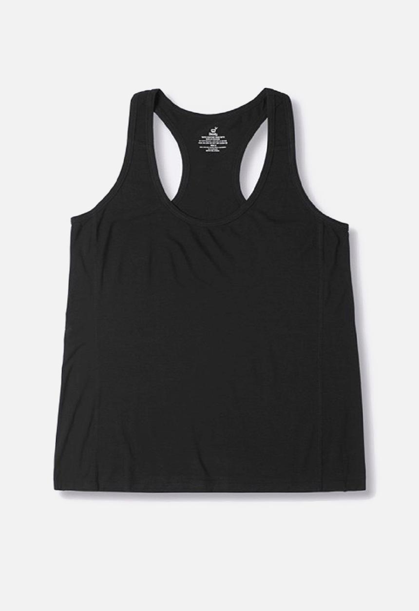 BOODY - Racer back tank - black