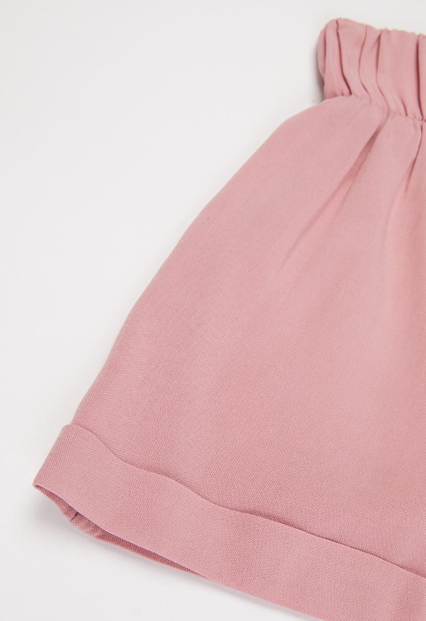 Rebel Republic - Girls elasticated waistband shorts - pink