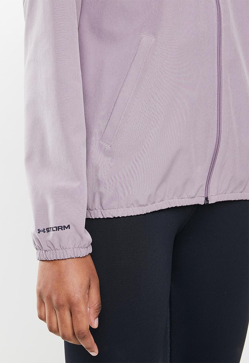 Under Armour - Woven hooded jacket - purple