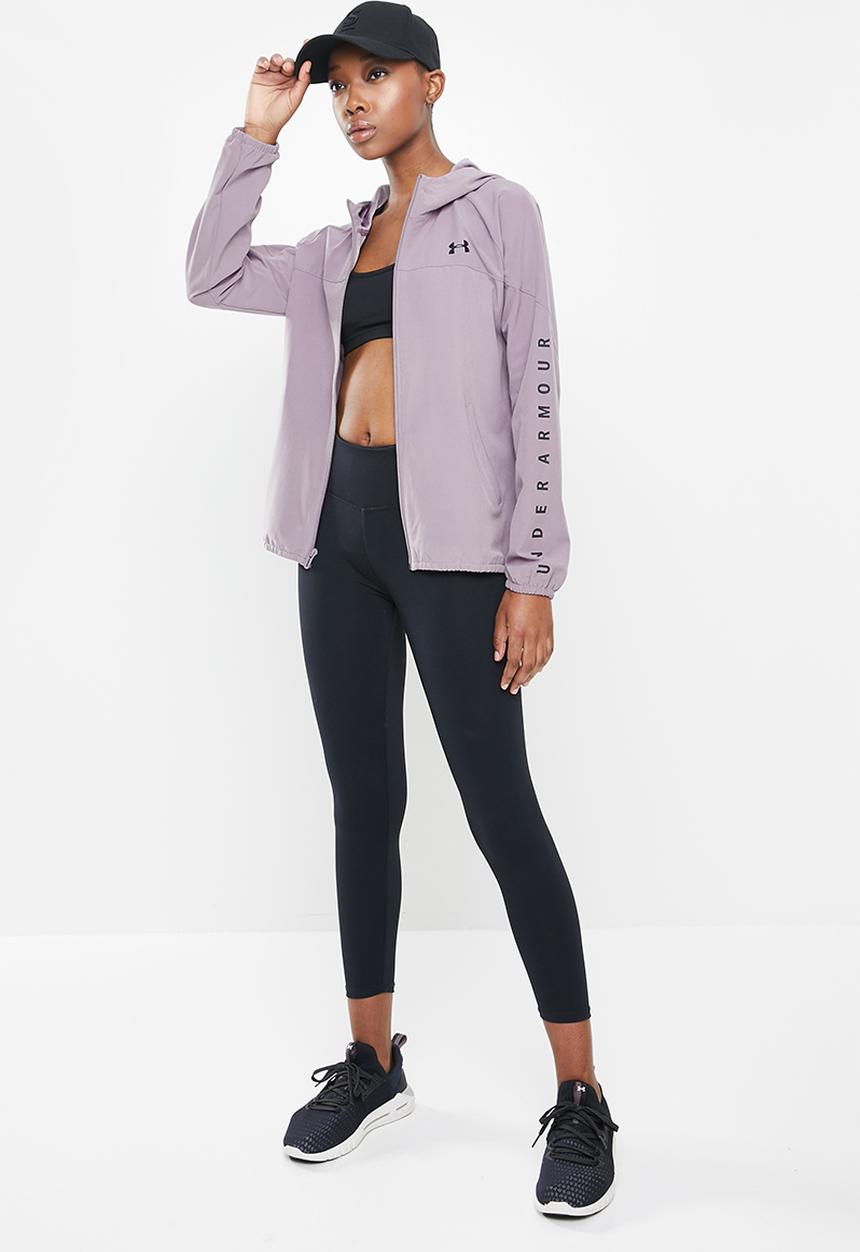 Under Armour - Woven hooded jacket - purple