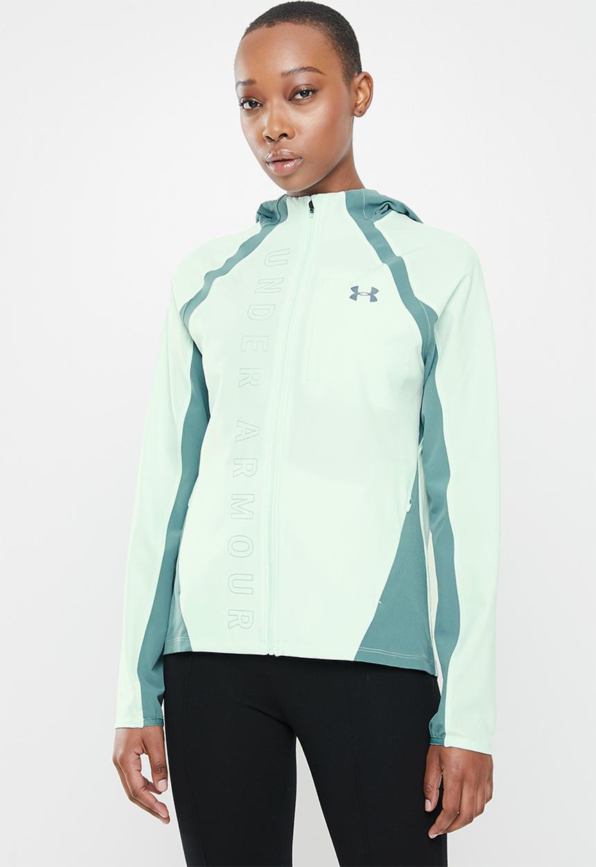 Under Armour - UA qualifier outrun the storm jacket - green