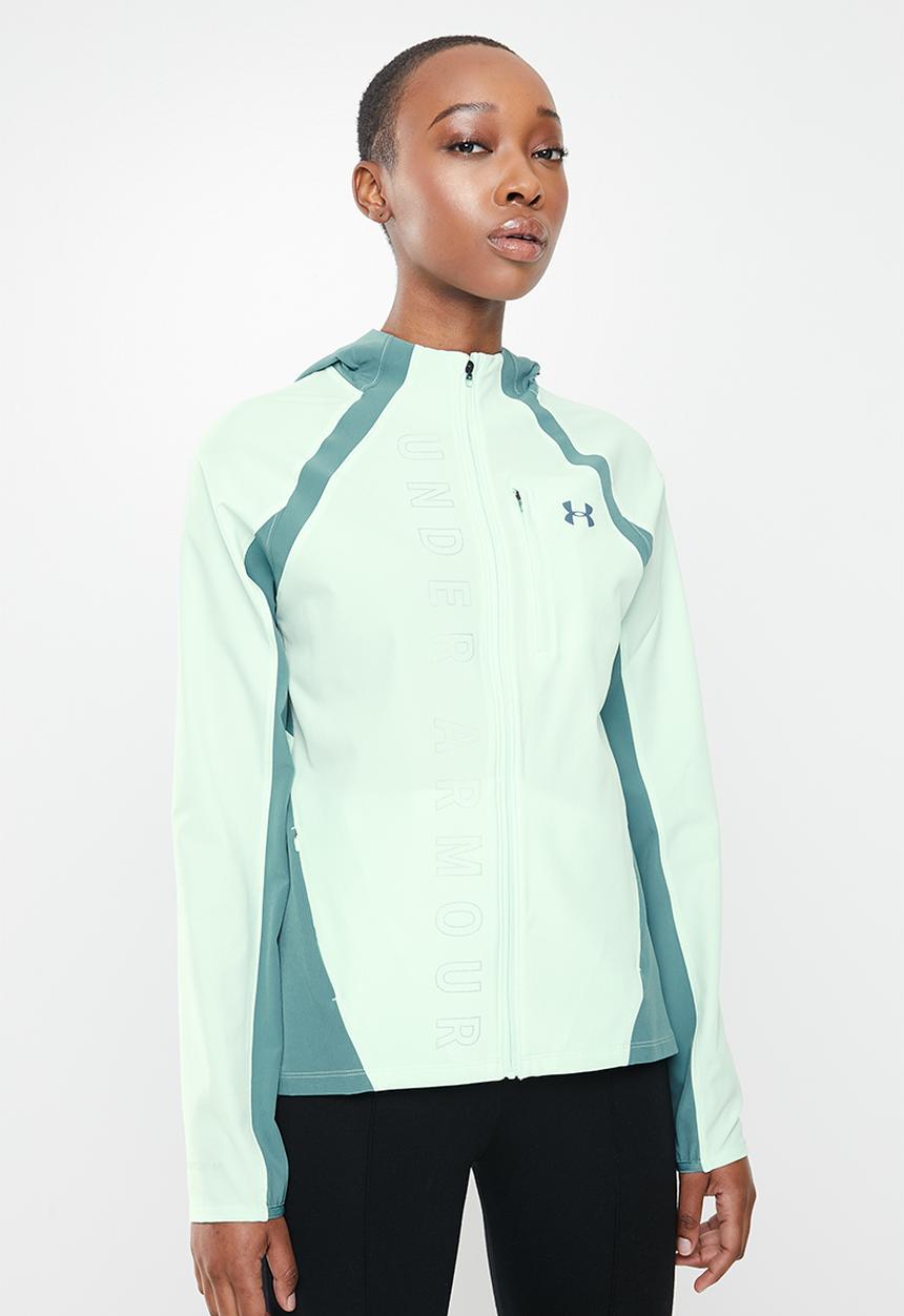 Under Armour - UA qualifier outrun the storm jacket - green