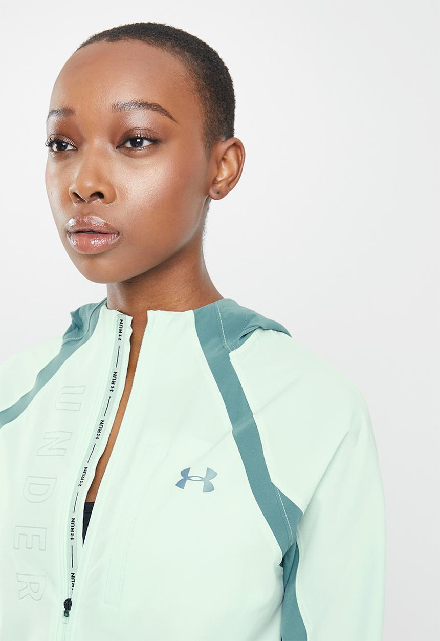 Under Armour - UA qualifier outrun the storm jacket - green