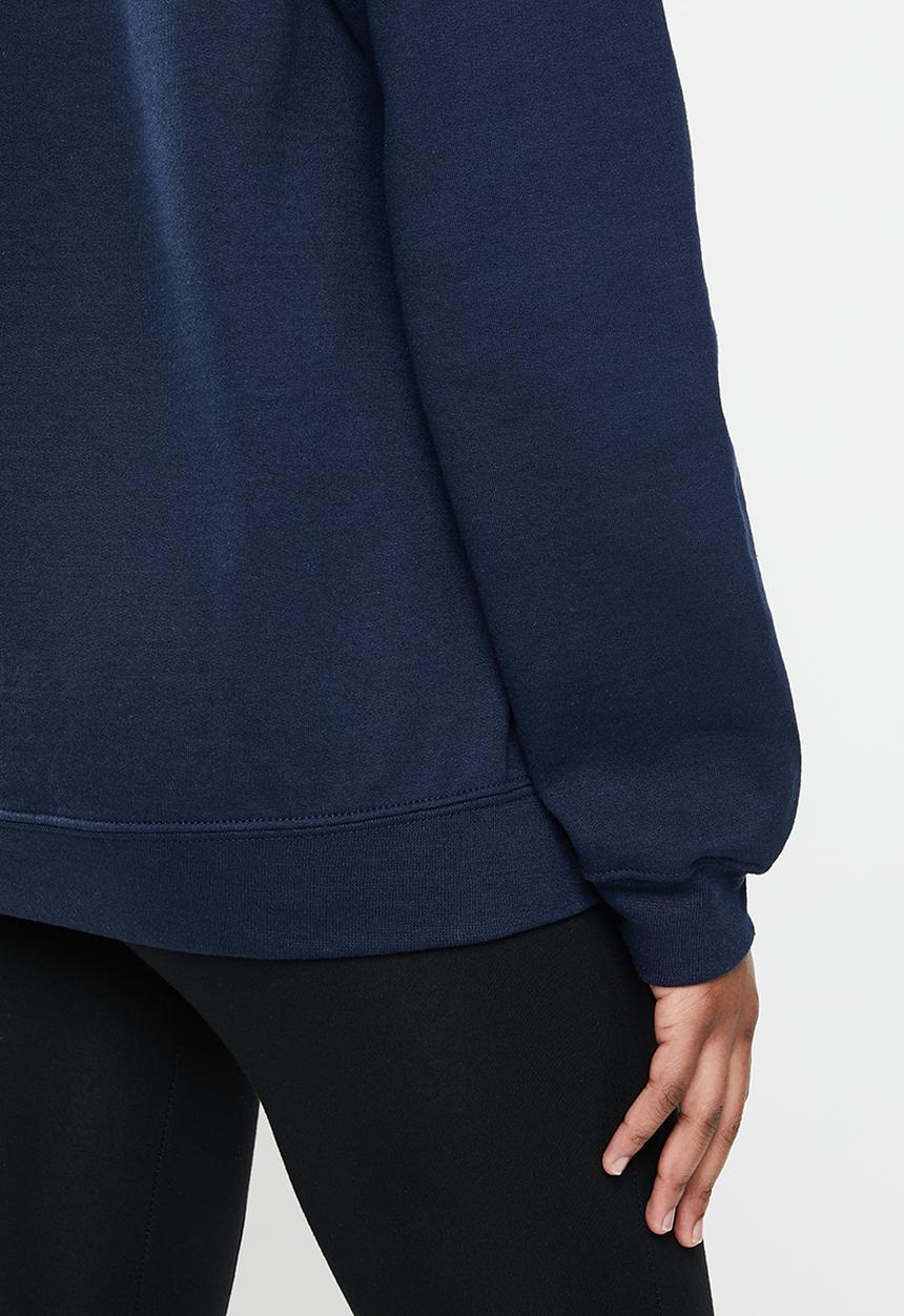 Missguided - Harvard graphic stripe detail sweat - navy