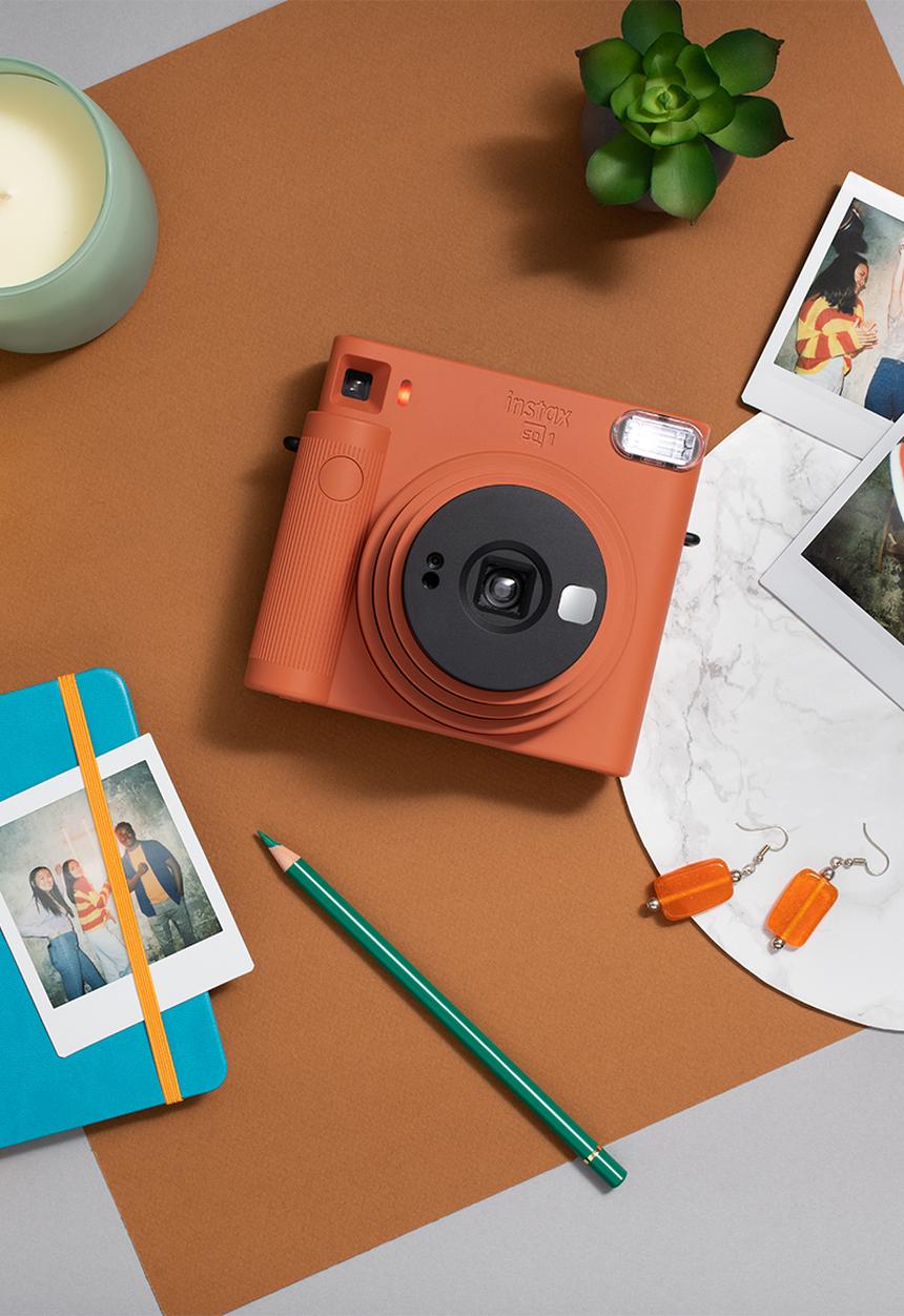 Fujifilm - Instax Square SQ1 Camera - Terracotta Orange