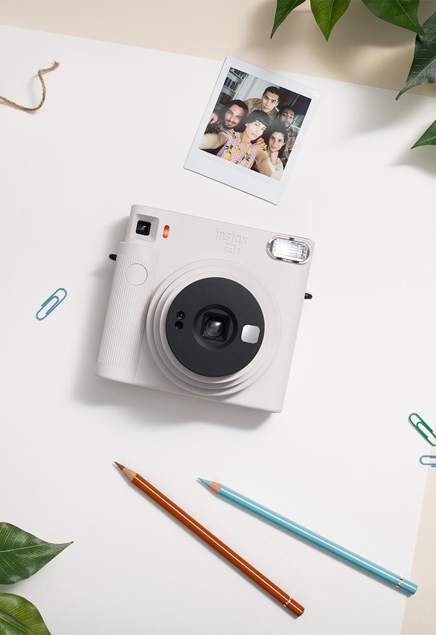 Fujifilm - Instax Square SQ1 Camera - Chalk White