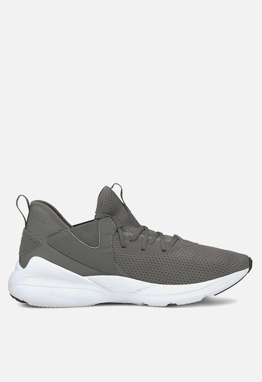 PUMA - Cell vive - castlerock-soft fluo yellow - puma white