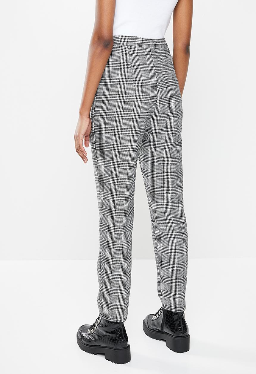 Missguided - Tailored coord cigarette trouser check - grey