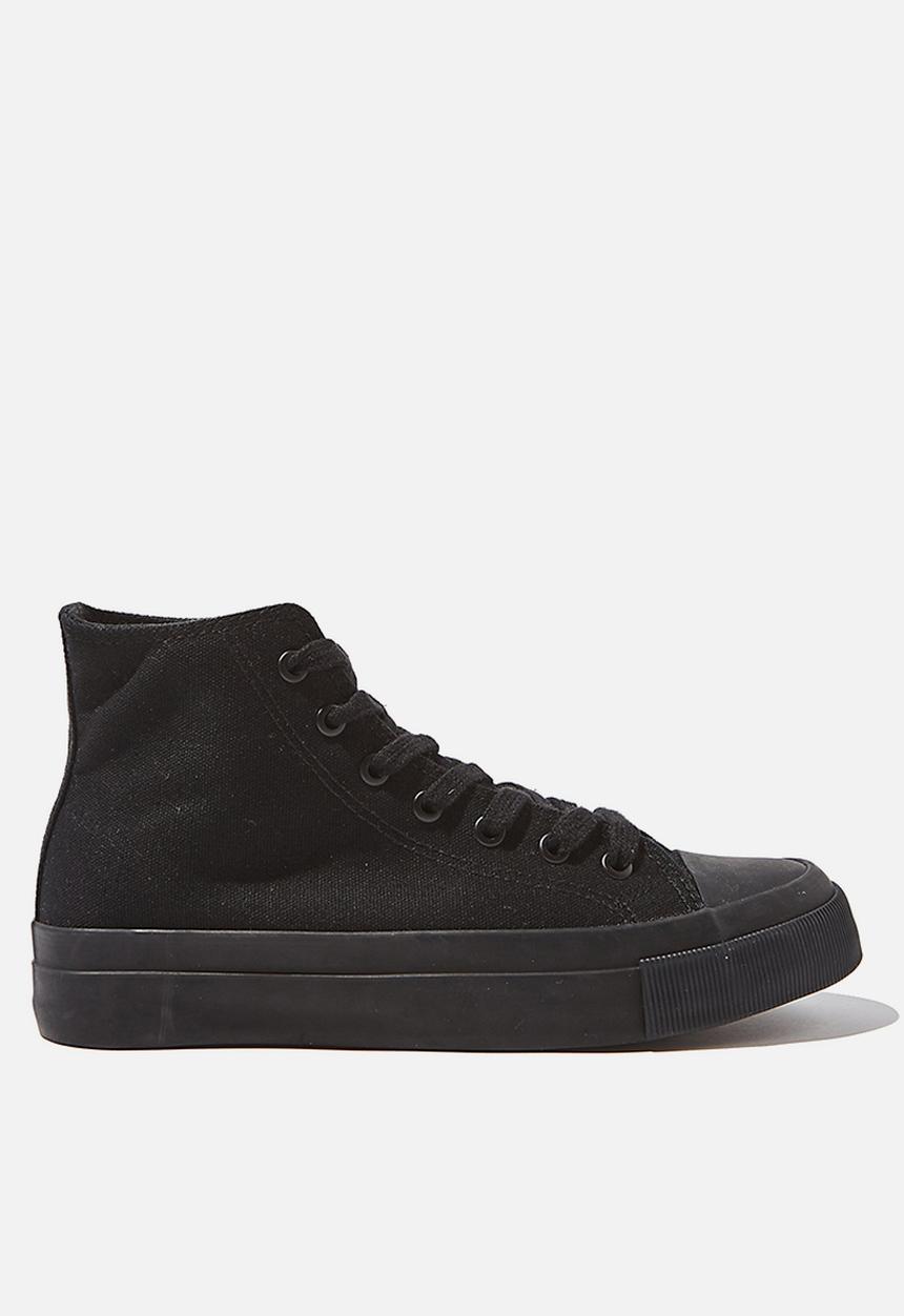 Cotton On - Britt retro high top - black 