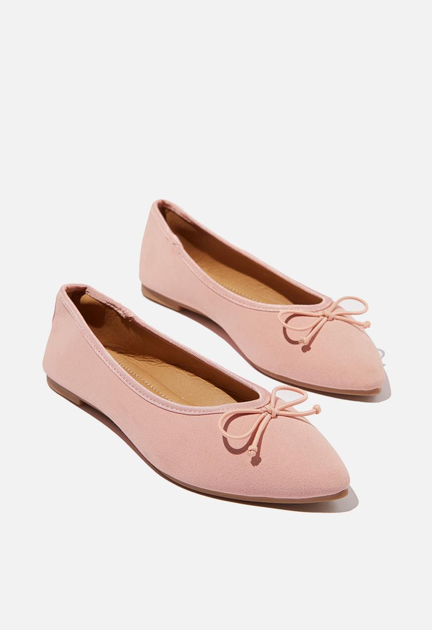 Cotton On - Essential evelyn point ballet - pink 