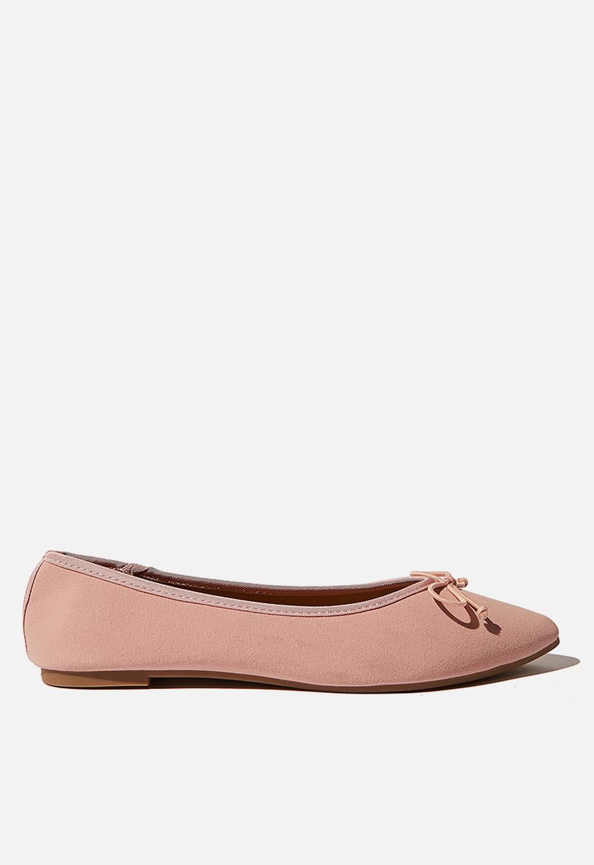 Cotton On - Essential evelyn point ballet - pink 