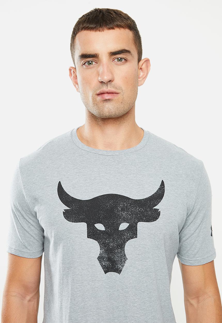 Under Armour - UA Project Rock Brahma Bull short sleeve tee - grey