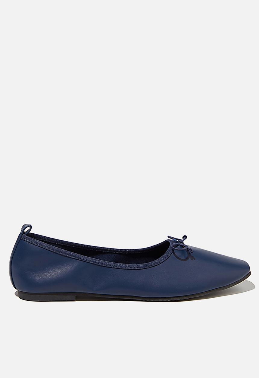 Cotton On - Essential rylee ballet - navy 