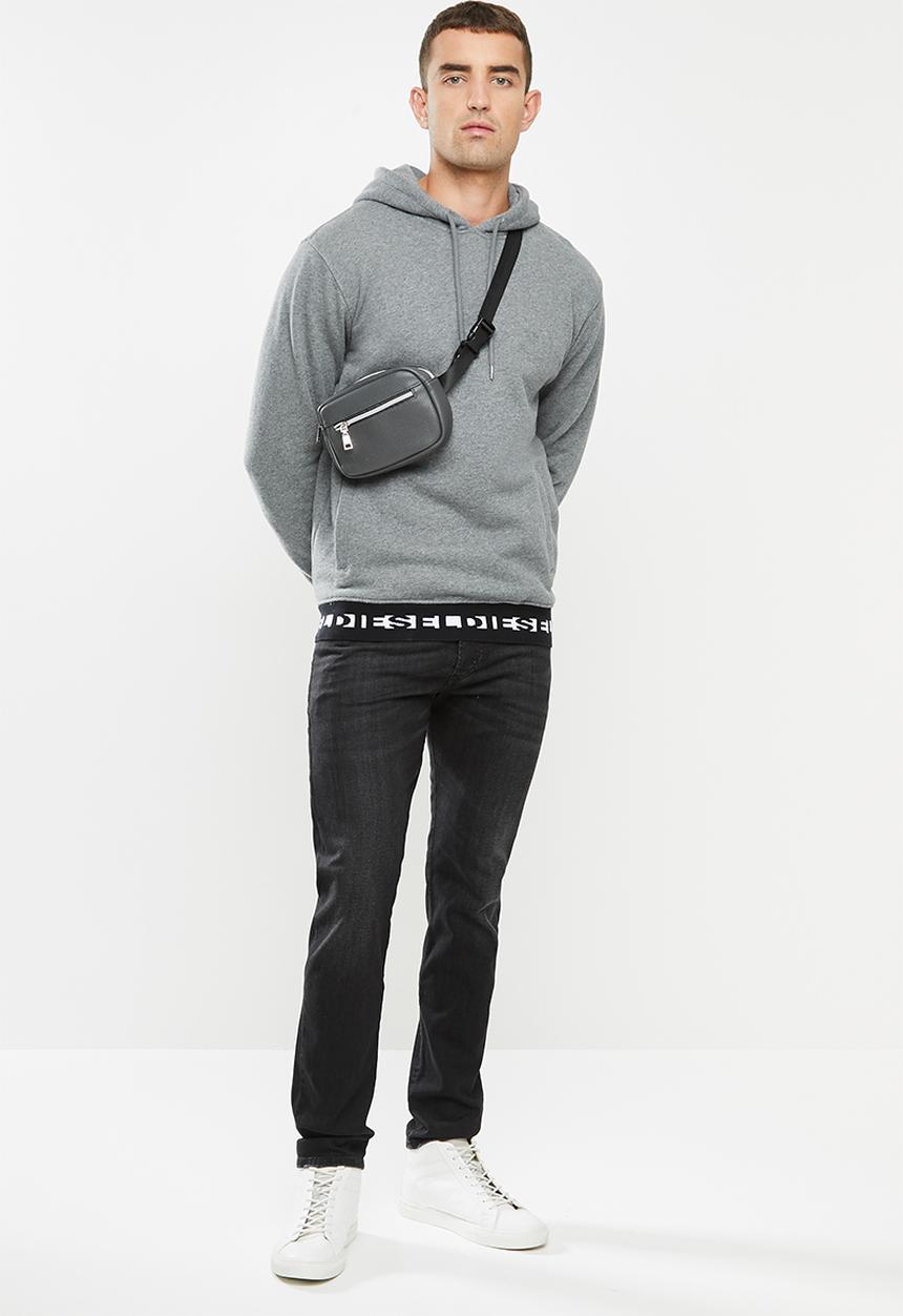 Diesel  - Umlt-brandon sweatshirt - grey