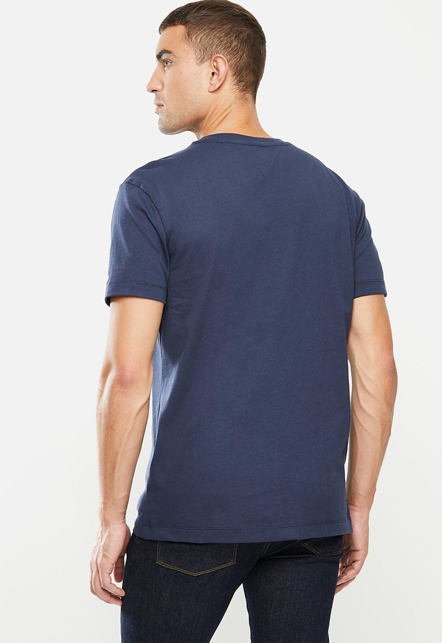 Tommy Hilfiger - Tjm plaid collegiate tee - navy