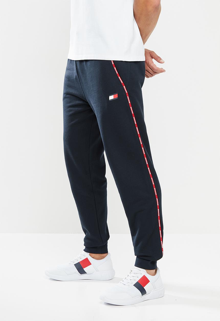 Tommy Hilfiger - Piping fleece cuffed pant - navy