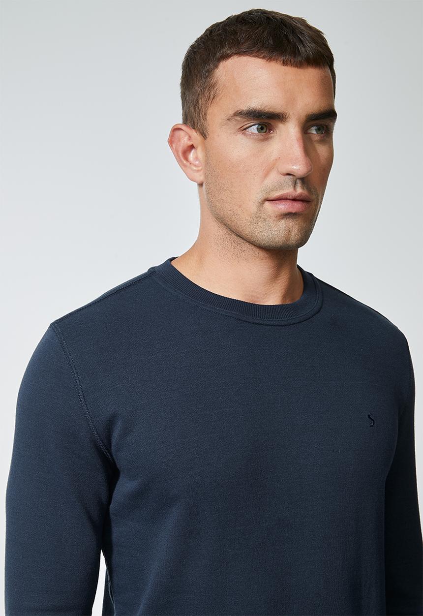 Superbalist - Brewer crew neck sweat - navy