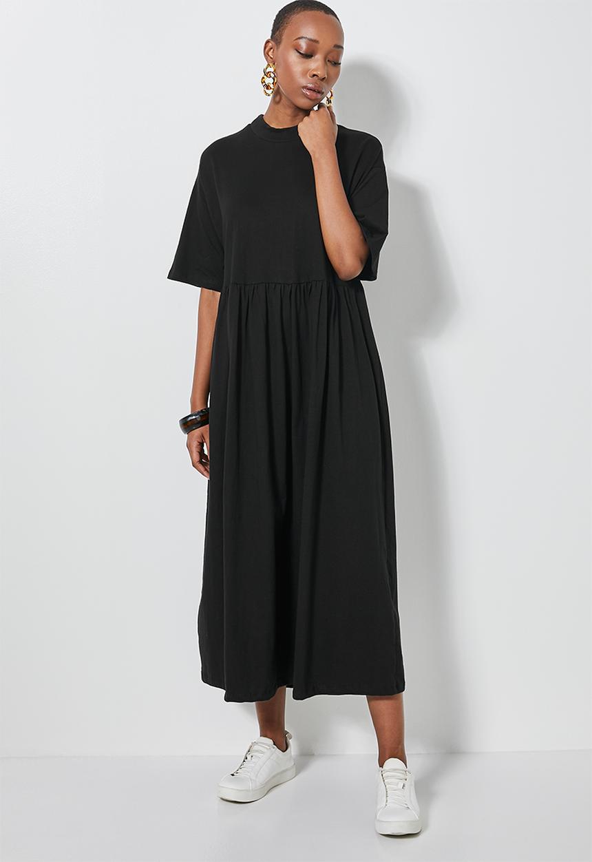 Superbalist - Babydoll T-shirt dress - black