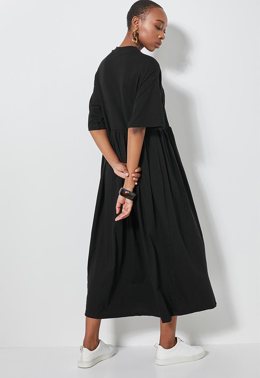 Superbalist - Babydoll T-shirt dress - black