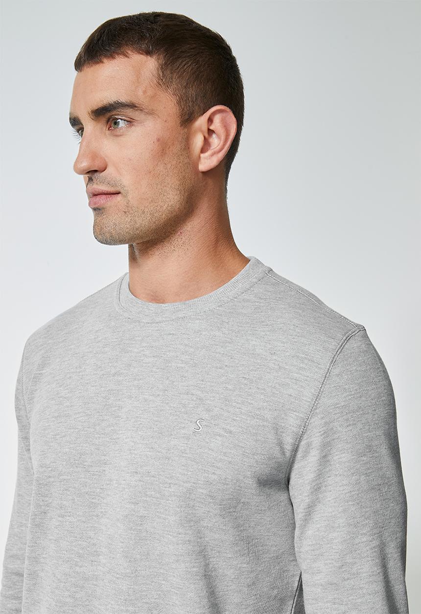 Superbalist - Brewer crew neck sweat - grey