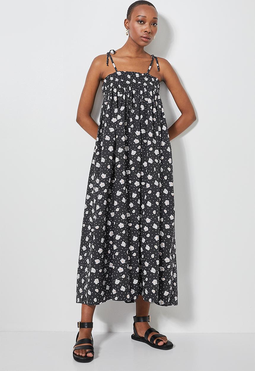 Superbalist - Strappy midi with shirred detail - navy 