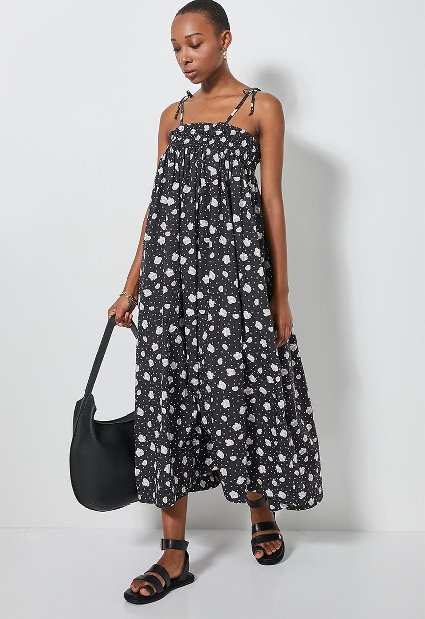 Superbalist - Strappy midi with shirred detail - navy 